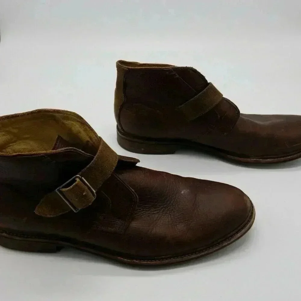 Ugg Australia Graham Leather Brown Buckle Strap
